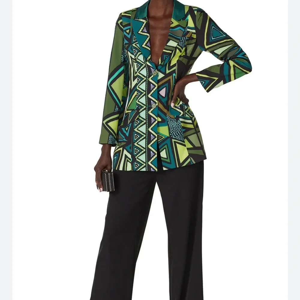 Kahindo‎ size XS NWT RTR Geometric printed blazer